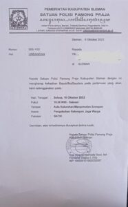 Pengukuhan Kelompok Jaga Warga