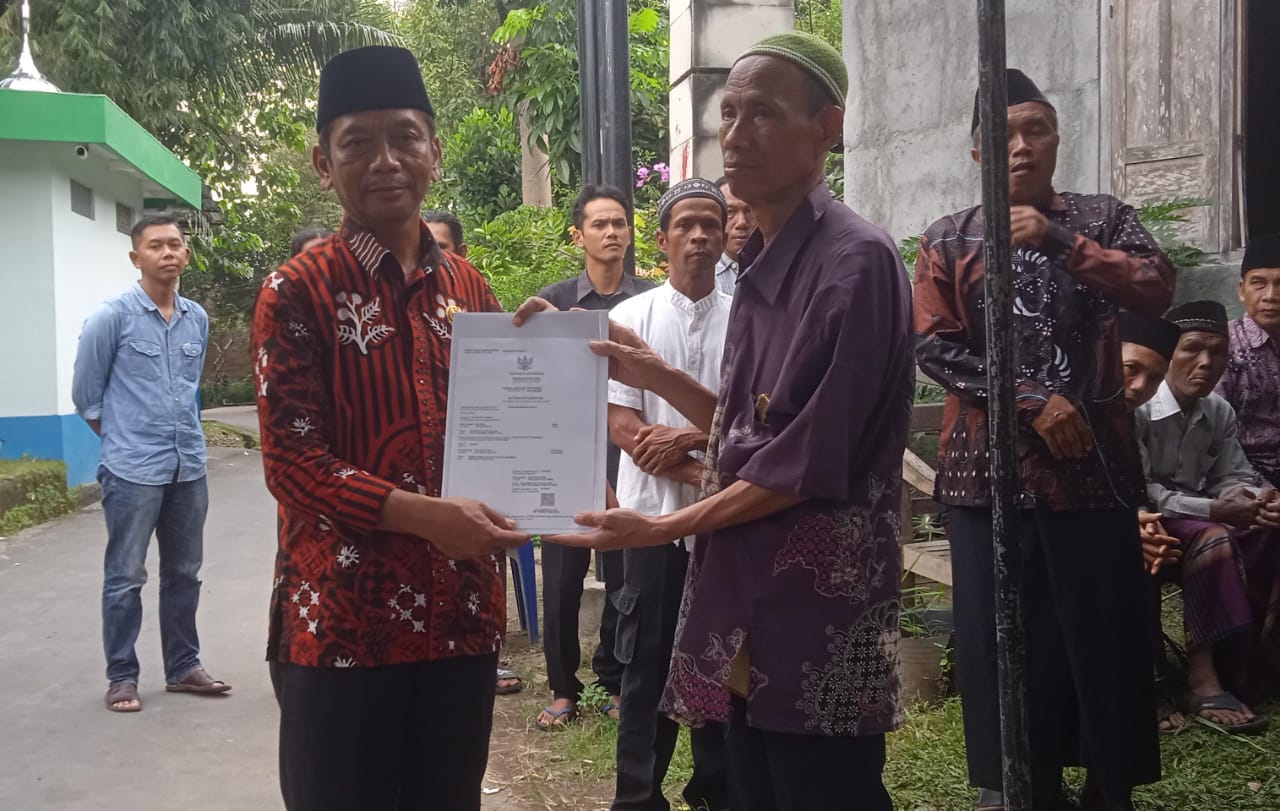 Penyerahan Akta Kematian Program Lukadesi