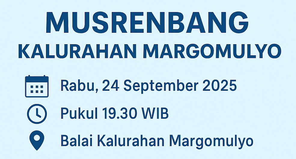 Musrenbang RKP Kalurahan Margomulyo 2025
