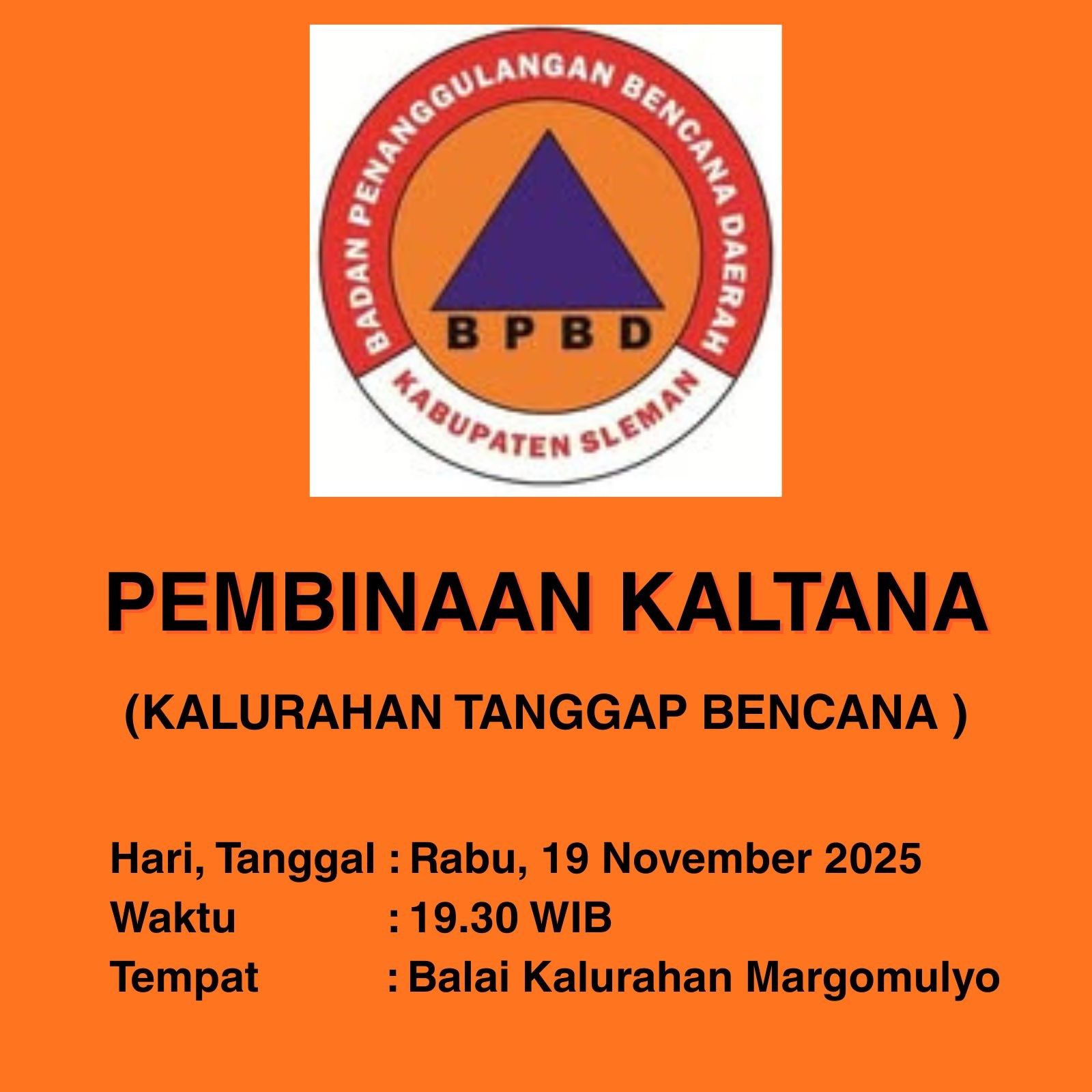 Pembinaan KALTANA Margomulyo