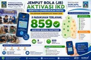 Jemput Bola Aktivasi IKD di Kalurahan Margomulyo, 859 Akun Berhasil Diaktifkan