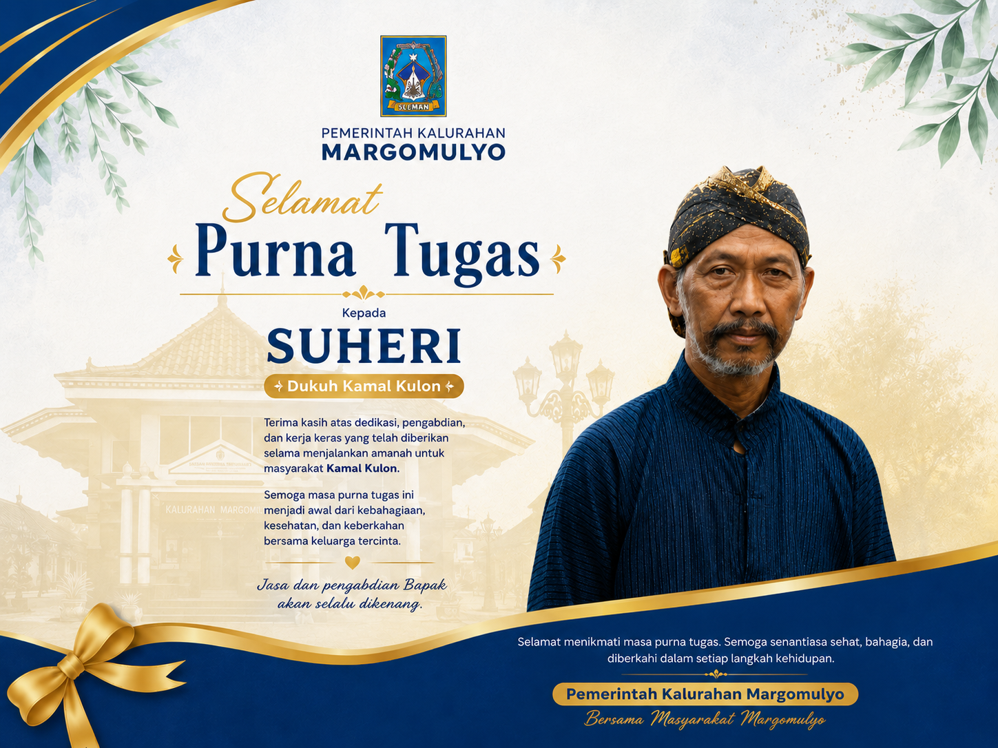 Purna Tugas Dukuh Kamal Kulon, Momentum Penghormatan atas Dedikasi dan Pengabdian