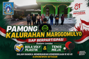 Pamong Kalurahan Margomulyo Matangkan Persiapan Lomba Voli Plastik dan Tenis Meja Sambut HUT Ke-81 RI Tingkat Kapanewon Seyegan