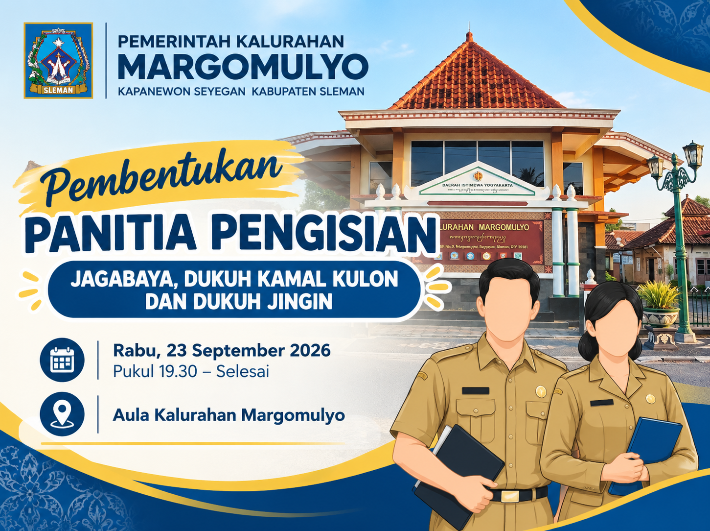 Rapat Pembentukan Panitia Pengisian Pamong Kalurhan